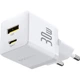 Мережевий зарядний пристрій Baseus Palm 30W USB-C/USB-A Moon White (P1011160A213-00) [132860] - зображення 2
