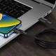 Кабель Proove Flex Metal USB-C to Lightning 27W 1m Black (CCFM27002101) [130341] - изображение 3