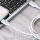 Кабель Proove Striped Silicone USB-A to Lightning 1m White (CCSS00001102) [133336] - изображение 3