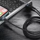 Кабель Proove Light Silicone USB-C to USB-C 60W 1m Black (CCLC60001101) [133318] - изображение 4