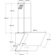 Вытяжка наклонная Pyramida ND 835 WH [142783] - изображение 11