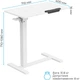 Приставной компьютерный стол OfficePro ODM320W White [148336] - изображение 10