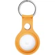 Чехол для поисковой метки Apple AirTag Leather Key Ring Yellow HC [135417] - изображение 2