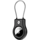 Чехол для поисковой метки Apple AirTag Keychain with Wire Cable Black [135409] - изображение 2