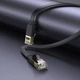 Патч-корд Hoco US07 General Cat 6 U/UTP Pure Copper Flat Network Cable 3m Black (780690) [149273] - изображение 4