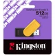 USB флеш-накопичувач Kingston DataTraveler Exodia S 512GB USB-A 3.2 Black/Yellow (DTXS/512GB) [139612] - зображення 4