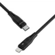 Кабель Proove Soft Silicone Type-C to Lightning 27W 1m Black (CCSO27002101) [130629] - изображение 2