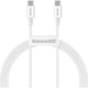 Кабель Baseus Superior Series Fast Charging USB-С to USB-С 100W 2m White (CATYS-C02) [151856] - изображение 1
