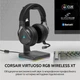 Ігрові навушники Corsair Virtuoso RGB Wireless XT (CA-9011188-EU) [148146] - зображення 8