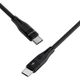 Кабель Proove Soft Silicone USB-C to USB-C 60W 1m Black (CCSO60002201) [130635] - зображення 3