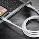 Кабель Proove Light Silicone USB-C to USB-C 60W 1m White (CCLC60001102) [133319] - изображение 4
