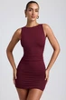 Сукня Oh Polly Coa бордова XS - изображение 1