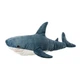 Дитяча плюшева іграшка подушка антистрес Shark Doll "Акула" 60 см, з гіпоалергенних матеріалів, вишита - зображення 1