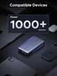 Внешний аккумулятор UGREEN PB552 Power Bank 25 000 мАч Nexode 145W для ноутбуков с 3 портами USB-C и поддержкой PD, подходит для MacBook Pro/Air, Dell XPS, iPhone 17/16/15/14, Galaxy S24 Grey (55995) - изображение 4