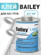 Клей для ПВХ труб Baileys L-6023 прозорий 237 мл - изображение 1
