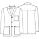 Халат Cherokee Білий XXL CKE401/WHT/2XL - зображення 6