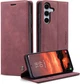Чехол книжка с магнитом Samsung Galaxy S25 FE S731 CaseMe Wine (43490-42) - изображение 1