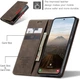Чохол-книжка з магнітом Samsung Galaxy S25 FE S731 CaseMe Dark Brown (43490-05) - зображення 3