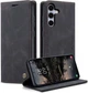 Чехол книжка с магнитом Samsung Galaxy S25 FE S731 CaseMe Black (43490-2B) - изображение 1
