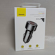 Автомобільна зарядка Baseus BS-C20A-X 45W, 2 USB, швидка та компактна, чорна - зображення 1