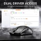 Безпровідна Ігрова Миша ATTACK SHARK R11 ULTRA BLACK Carbon 2.4G/Bluetooth/USB type-c Сенсор PAW3950MAX - изображение 2