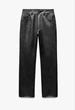 Брюки из искусственной кожи Zara 2969/045 - 42 - изображение 4