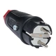 Вилка кабельна SCHUKO, 2P+E, 16A, 250В, IP44, IDE (00115/N) - зображення 1