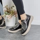 Женские кроссовки кеды ITstyle кожаные Черные 38 (5071Х3) - изображение 10