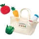 Мультисенсорная игрушка-корзина для еды Melissa&Doug разноцветный (5 предметов/текстиль) (MD30730) - изображение 1