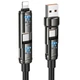 Кабель для зарядки телефона Тype-C, Lightning 2 в 1 / Зарядный провод Тайп си, Лайтнинг 1,2м - изображение 1