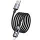 Зарядний кабель USB-Lightning для iPhone / Провід шнур юсб лайтнінг для зарядки айфона Apple пристроїв 1,2м Black - зображення 5