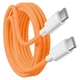 Кабель USB Type-C to USB Type-C Провод шнур юсб тайп си на юсб тайп си для быстрой зарядки и передачи данных 1м - изображение 1