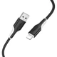Зарядный кабель USB Lightning для iPhone / Провод шнур юсб лайтнинг для зарядки айфона Apple устройств 2.4A 1м - изображение 3
