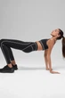 Жіночий спортивний комплект Alo Yoga Airlift Suit Up "Black/White" XXS (W9680R_W54341R) - изображение 11