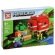 Конструктор Minecraft 128 деталей Грибной дом 1075-2 Майнкрафт MineWorld My World - изображение 1