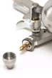 Краскопульт HP MINI ВБ 200 мл, поворотний алюміній, Ø 0,5 мм, 60-90 л/хв, MASTER TOOL 80-8933 - зображення 2