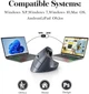 Эргономичная Вертикальная Мышь Jomaa Triple Connect: Bluetooth 5.0, USB-C, 4 DPI (Белый) - изображение 6