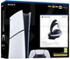 Игровая консоль Sony PlayStation 5 Slim Digital Edition + Беспроводная гарнитура PULSE Elite (White) + Чехол - изображение 1