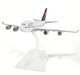 Модель літака Boeing 747 Delta Air Lines 1:400 металева лита колекційна модель пасажирського авіалайнера 16 см - зображення 2