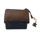 Кожаная сумочка косметичка Lira Brown Mini 065 lazer brown - изображение 3