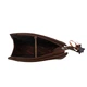 Кожаная сумочка косметичка Lira Brown Mini 065 lazer brown - изображение 5