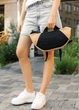 Большая женская поясная сумка бананка Sambag DynamicDart бежевая 38×21×7 см (80411026) - изображение 9