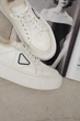 Женские зимние кроссовки PARADIZE SHOES из белой кожи с меховой опушкой на высокой подошве 36 размер (стелька 23,4 см) - изображение 2