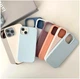 Чохол силіконовий протиударний для iPhone 15 чорний Silicone Case Full Cover - зображення 7