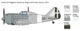 Збірна модель 1:72 винищувач-бомбардувальник Reggiane Re.2002 Ariete Italeri 1472 - изображение 5