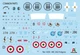 Збірна модель 1:72 літак Macchi MC.202 Folgore super decals sheet for 4 vetsions Italeri 1439 - изображение 3