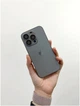 Чехол силиконовый AG-Matte с защитой камеры для iPhone 14 голубой MagSafe противоударный - изображение 7