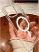 Чохол силіконовий прозорий з MagSafe протиударний для iPhone 15 Plus - зображення 4