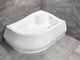 Душовий піддон Korfu E 100x80 см правий, RADAWAY (4E81400-03R) - зображення 1
