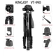 Трипод штатив KingJoy VT-990S 1.70м для фото и видео съемки легкий регулируемый с высокой стабильностью - изображение 7
